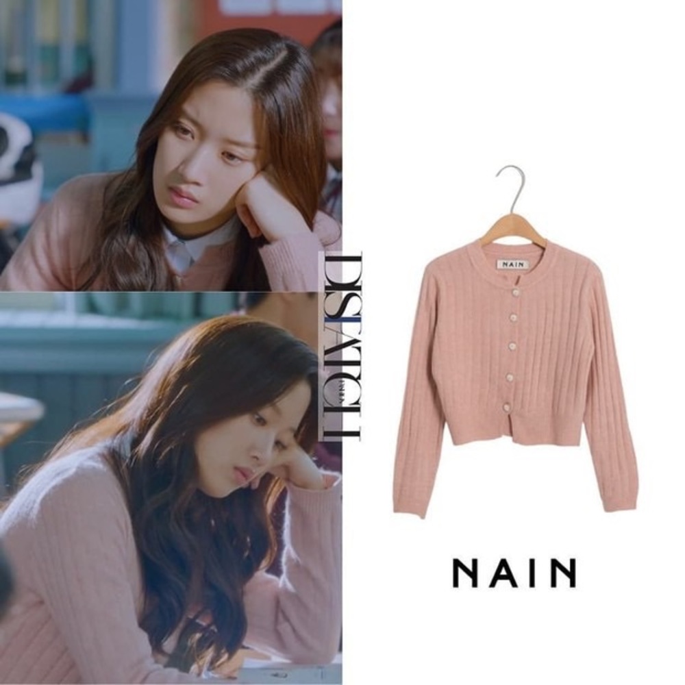 Nain Pink Cardigan Women XS